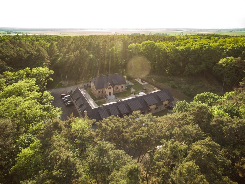 Pensjonat Lesniczowka Hotel Słubice Kültér fotó